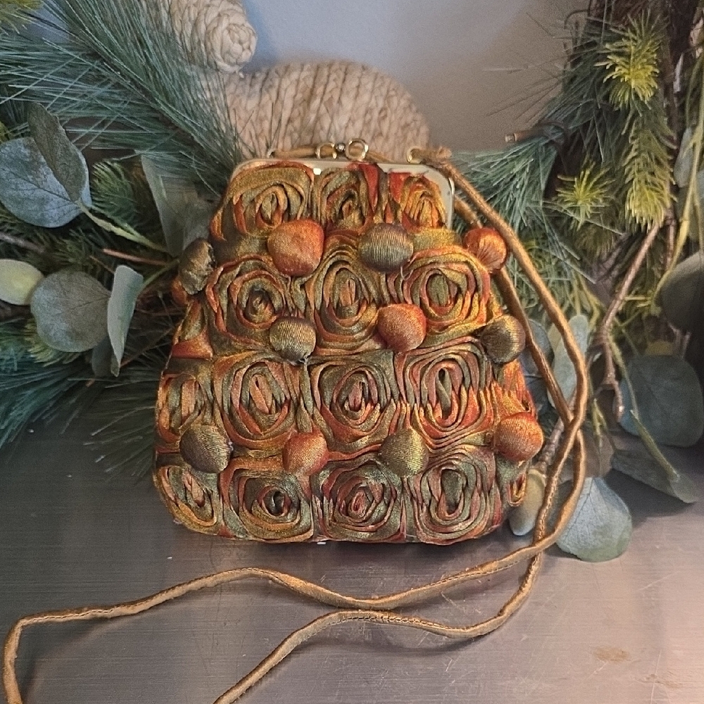 Vintage Multicolor Clutch Bag